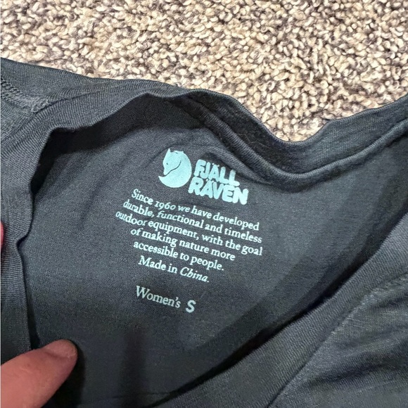 Fjallraven women’s short sleeve shirt dark teal small - Picture 5 of 5